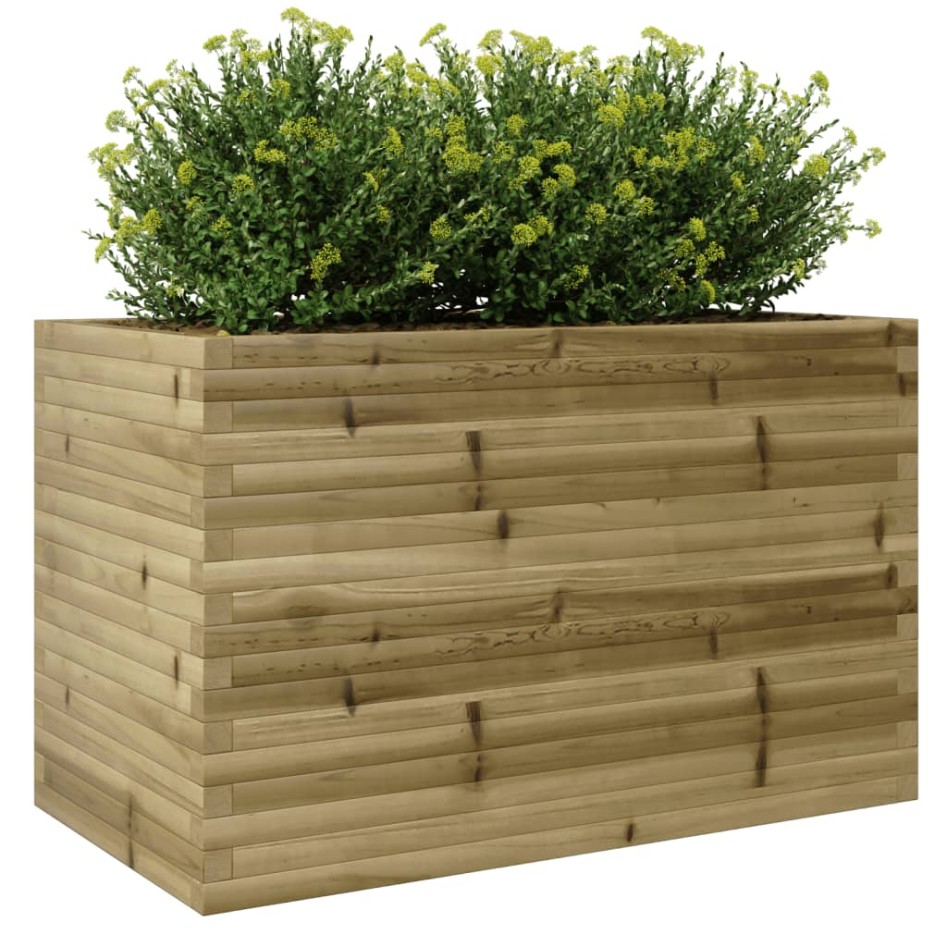 Jardinera madera de pino impregnada 110x60x68,5