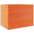 Jardinera madera maciza de pino marrón cera 90x60x68,5