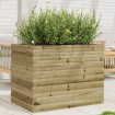 Jardinera madera de pino impregnada 90x60x68,5 cm