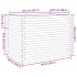 Jardinera madera de pino impregnada 90x60x68,5