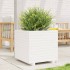 Jardinera madera maciza de pino blanco 50x50x49,5