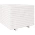 Jardinera madera maciza de pino blanco 60x60x49,5