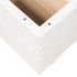 Jardinera madera maciza de pino blanco 60x60x49,5