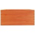 Jardinera madera maciza de pino marrón cera 100x100x49,5