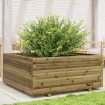 Jardinera madera de pino impregnada 110x110x49,5 cm