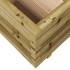 Jardinera madera de pino impregnada 110x110x49,5