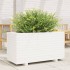 Jardinera madera maciza de pino blanco 90x40x49,5