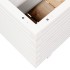 Jardinera madera maciza de pino blanco 90x40x49,5