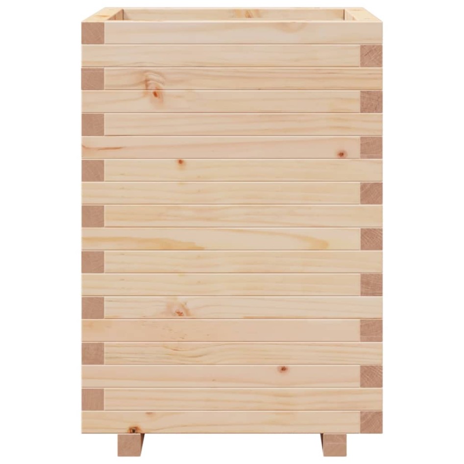 Jardinera madera maciza de pino 50x50x72,5