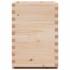 Jardinera madera maciza de pino 50x50x72,5