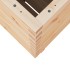 Jardinera madera maciza de pino 50x50x72,5