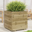 Jardinera madera de pino impregnada 70x70x72,5 cm