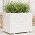 Jardinera madera maciza de pino blanco 90x60x72,5
