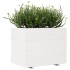 Jardinera madera maciza de pino blanco 90x60x72,5