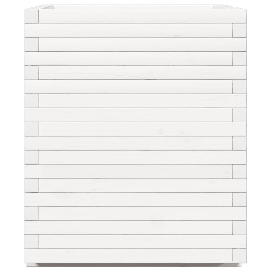 Jardinera madera maciza de pino blanco 90x60x72,5