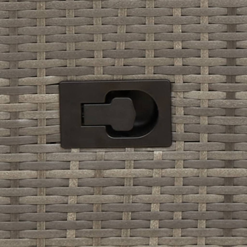 Sillones reclinable jardín y cojines 2 uds ratán sintético