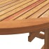 Juego comedor de jardín 5 pzas madera maciza acacia y