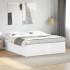 Estructura de cama madera de ingeniería blanca 200x200