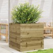 Jardinera de madera de pino impregnada 70x70x68,5 cm