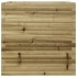 Jardinera de madera de pino impregnada 70x70x68,5