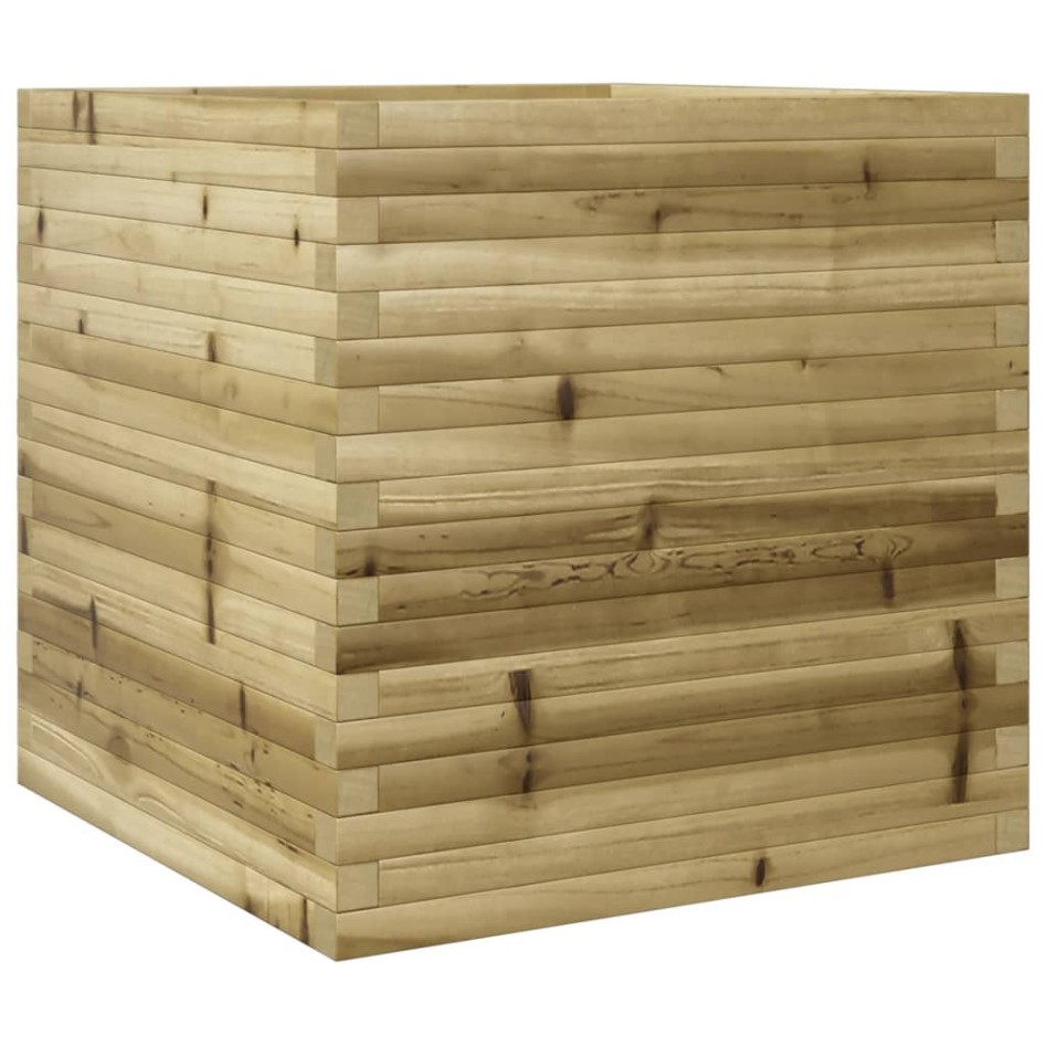 Jardinera de madera de pino impregnada 70x70x68,5