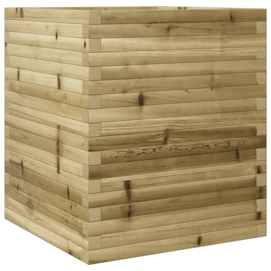 Jardinera de madera de pino impregnada 60x60x68,5