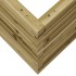 Jardinera de madera de pino impregnada 60x60x68,5