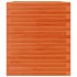 Jardinera de madera maciza de pino marrón cera 60x60x68,5