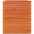 Jardinera de madera maciza de pino marrón cera 60x60x68,5