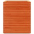 Jardinera madera maciza de pino marrón cera 60x60x72,5