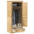Armario Corona madera maciza de pino 76x50x170