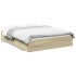 Cama con cajones madera ingeniería roble Sonoma 135x190