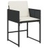 Set de muebles jardín 5 pzas con cojines ratán sintético