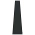 Chimenea de exterior con leñero y diseño de torre acero