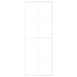 Puerta corredera ESG vidrio y aluminio blanca 76x205