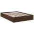 Cama con cajones madera de ingeniería marrón roble 120x190