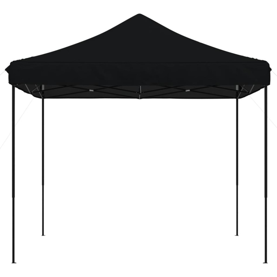 Tienda de fiesta plegable Pop-Up negra 292x292x315