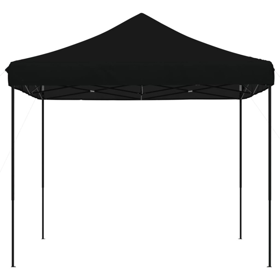 Tienda de fiesta plegable Pop-Up negra 292x292x315
