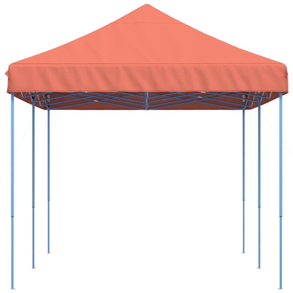 Tienda de fiesta plegable Pop-Up terracota 580x292x315