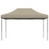 Tienda de fiesta plegable Pop-Up taupe 440x292x315
