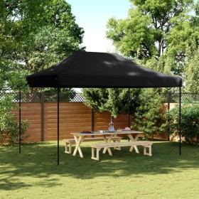 Tienda de fiesta plegable Pop-Up negra 410x279x315