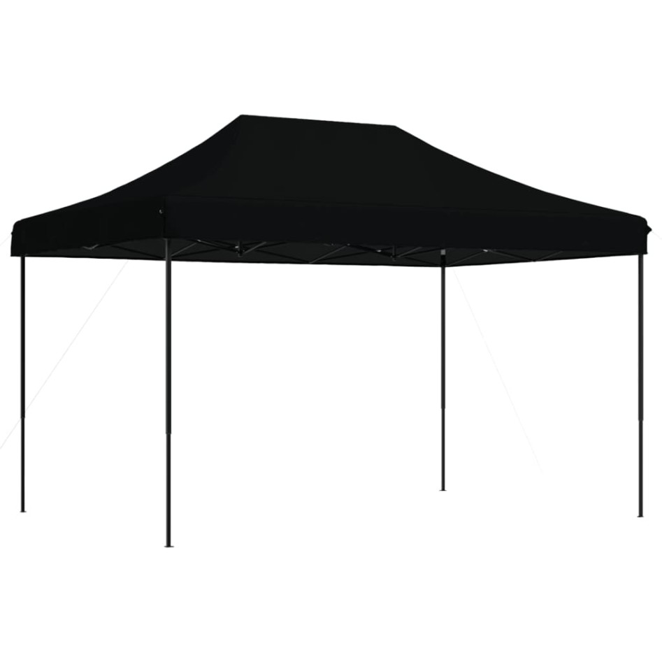 Tienda de fiesta plegable Pop-Up negra 410x279x315