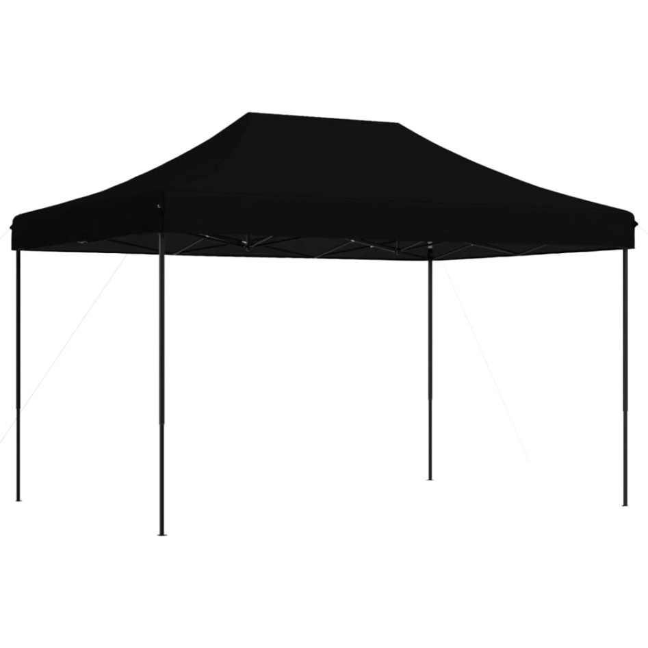 Tienda de fiesta plegable Pop-Up negra 410x279x315