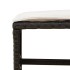 Set comedor para jardín 9 pzas y cojines ratán sintético