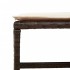 Set comedor para jardín 9 pzas y cojines ratán sintético