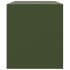 Muebles para TV 2 unidades acero verde oliva 67x39x44