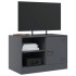 Muebles para TV 2 unidades acero gris antracita 67x39x44