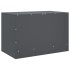 Muebles para TV 2 unidades acero gris antracita 67x39x44