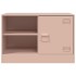 Muebles para TV 2 unidades acero rosa 67x39x44