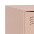 Muebles para TV 2 unidades acero rosa 67x39x44